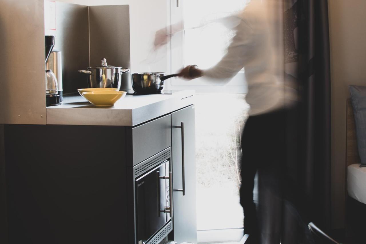 Das Schlafwerk Stuttgart-Nord Volldigitales Hotel-Self-Check In - Keine Rezeption-Lowbudget-Cashless Korntal Munchingen Bagian luar foto