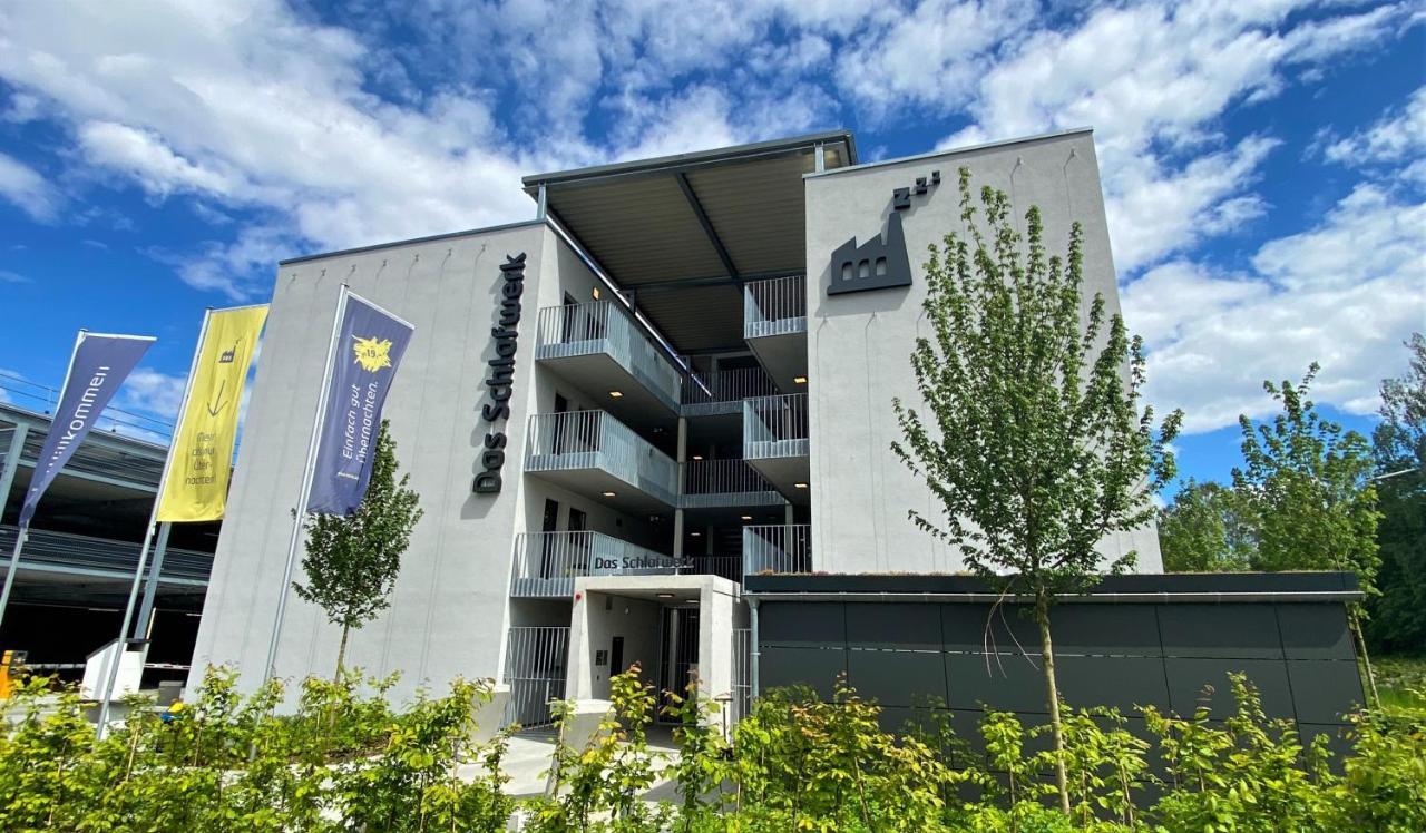 Das Schlafwerk Stuttgart-Nord Volldigitales Hotel-Self-Check In - Keine Rezeption-Lowbudget-Cashless Korntal Munchingen Bagian luar foto